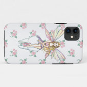 キュートなトゥースフェアリーと花のガーリーiPhone 5ケース Case-Mate iPhoneケース (裏面(横))