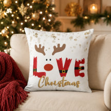 キュートなトナカイ LOVE クリスマス ホリデー