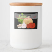 キュートなトマトソース フードラベル (正面)