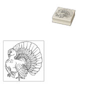 キュートなトム・ターキー感謝祭ラバースタンプ ラバースタンプ (押印)