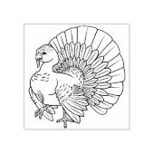 キュートなトム・ターキー感謝祭ラバースタンプ ラバースタンプ (インプリント)