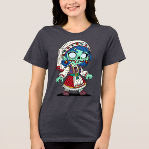 キュートなトルコのゾンビ トライブレンドTシャツ