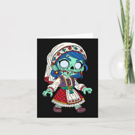 キュートなトルコのゾンビ ノートカード