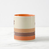 キュートなトルコ感謝祭コーヒーの饗宴モード マグカップ (中央)