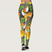 キュートなトロピカルトゥーカン レギンス (裏面)