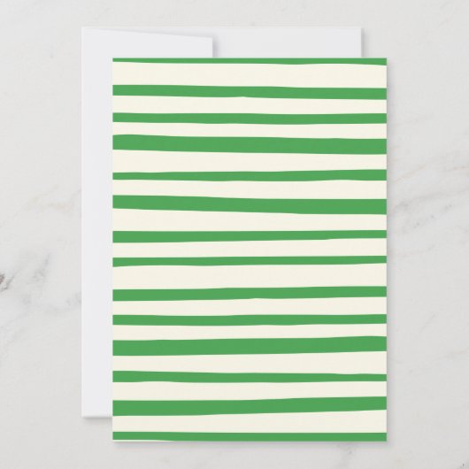 キュートなトロピカルベビーシャワー 招待状 (裏面)