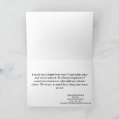 キュートなトロピカル実在紹介不動産 サンキューカード (内部)