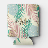 キュートなトロピカル葉 缶クーラー (裏面)