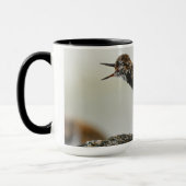 キュートなドラマチックな赤い回転石ジョージア写真 マグカップ (左)