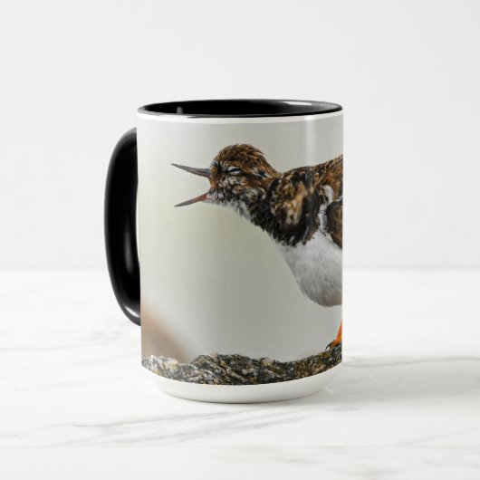 キュートなドラマチックな赤い回転石ジョージア写真 マグカップ (正面左)