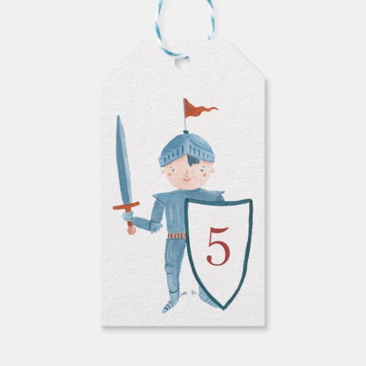 キュートなナイトパーソナライズされたバースデーパーティー ギフトタグ (裏面)