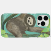キュートなナマケモノのiPhoneケース Case-Mate iPhoneケース (裏面 (横))