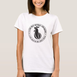 キュートなニワトリの囲み文字Tシャツ Tシャツ