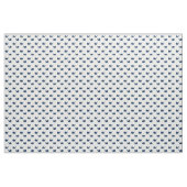 キュートなネイビーブルーと白航海の鯨模様 ファブリック (ヤード)