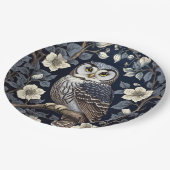 キュートなノーザンシューとムーンフラワーの群島 ペーパープレート (アングル)