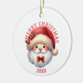 キュートなノーム クリスマス セラミックオーナメント (左)