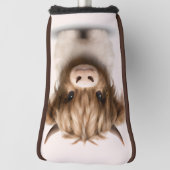 キュートなハイランズスコティッシュカウズ ゴルフヘッドカバー (回転90)