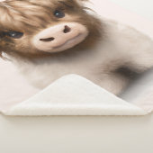 キュートなハイランズスコティッシュカウズ シェルパブランケット (3/4)