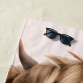 キュートなハイランズスコティッシュカウズ ビーチタオル (インサイチュ)