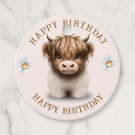 キュートなハイランズスコティッシュカウズ フェイバータグ