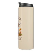 キュートなハイランドカウサンクスギビング恵み タンブラー (回転右)