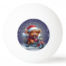 キュートなハイランドモータークリスマスカウズ