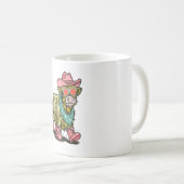 キュートなハイランド牛、西部 コーヒーマグカップ (正面右)