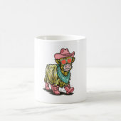 キュートなハイランド牛、西部 コーヒーマグカップ (中央)