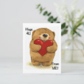 キュートなハグバレンタインディ シーズンポストカード (スタンド正面)