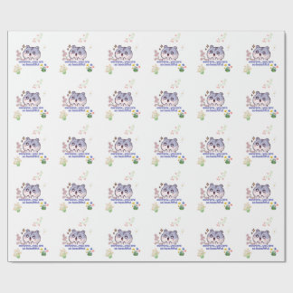 キュートなハムスター かわいいですネ エシカルなデザイン ラッピングペーパー