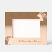 キュートなハリネズミの茶色の動物 レーザー彫刻フレーム (正面)