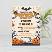 キュートなハロウィンお誕生日会 招待状 (スタンド正面)