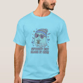 キュートなハロウィンのおばけデザイン Tシャツ (正面)
