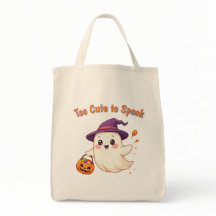 キュートなハロウィンのおばけトートバッグ「怖がらせるにはかわいすぎる"