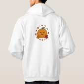 キュートなハロウィンのかぼちゃTシャツ パーカ (裏面)