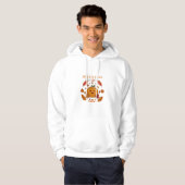 キュートなハロウィンのかぼちゃTシャツ パーカ (正面フル)