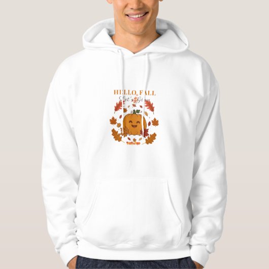 キュートなハロウィンのかぼちゃTシャツ パーカ (正面)