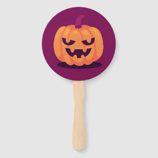 キュートなハロウィンのカボチャハンドファン - スプーキーな秋のパート ハンドファン