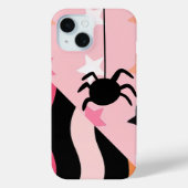 キュートなハロウィンのクモと星 Case-Mate iPhoneケース (裏面)