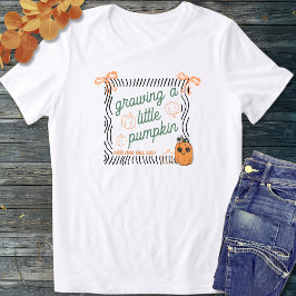 キュートなハロウィンの妊娠発表 トライブレンドTシャツ