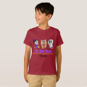 キュートなハロウィンの子供服 The Boo Squad Tシャツ (正面フル)