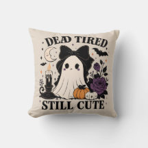 キュートなハロウィンの恋するお化けのリボン付きデザイン