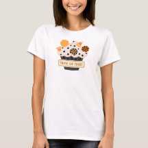 キュートなハロウィンアイスクリームのトリック・オア・トリートTシャツ