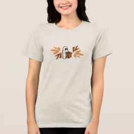 キュートなハロウィンシャツ、パンプキンパッチのアウトフィット トライブレンドTシャツ