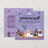 キュートなハロウィンパーティー 招待状 (正面/裏面)