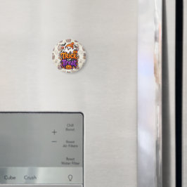 キュートなハロウィンマグネット お菓子をくれなきゃイタズラしちゃうぞ おばけ マグネット