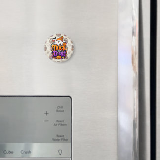 キュートなハロウィンマグネット お菓子をくれなきゃイタズラしちゃうぞ おばけ マグネット