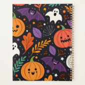 キュートなハロウィンマジックパターン プランナー手帳 (裏面)