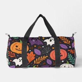 キュートなハロウィンマジック柄 ダッフルバッグ