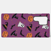 キュートなハロウィン シームレス パターン SAMSUNG GALAXYケース (裏面横)